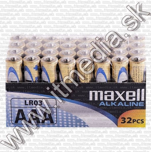 Image of Maxell LR03 32xAAA mikro alkáli elem *Fóliás* (IT11935)